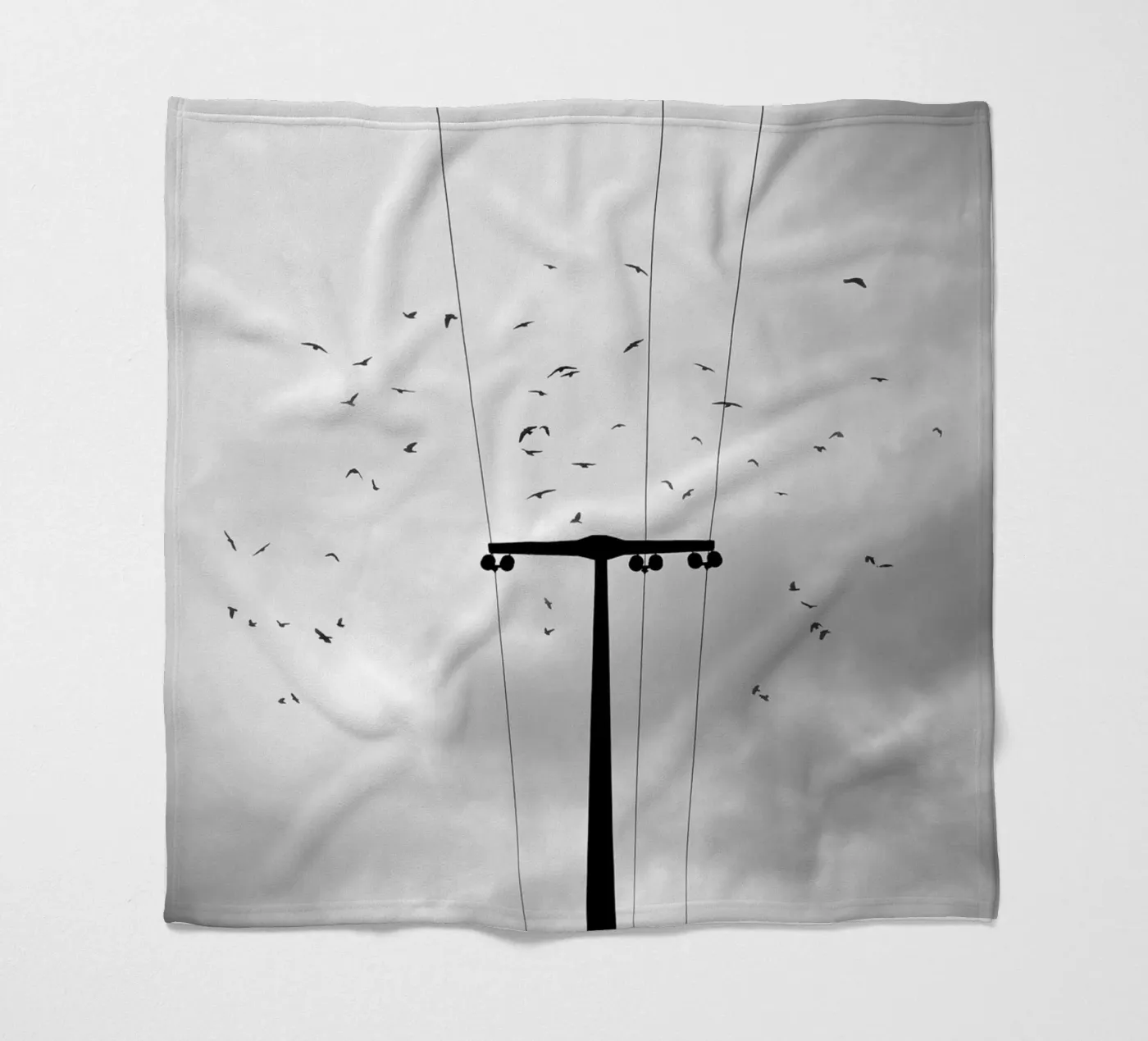 Birds Fleecedecke von Amy & Kurt