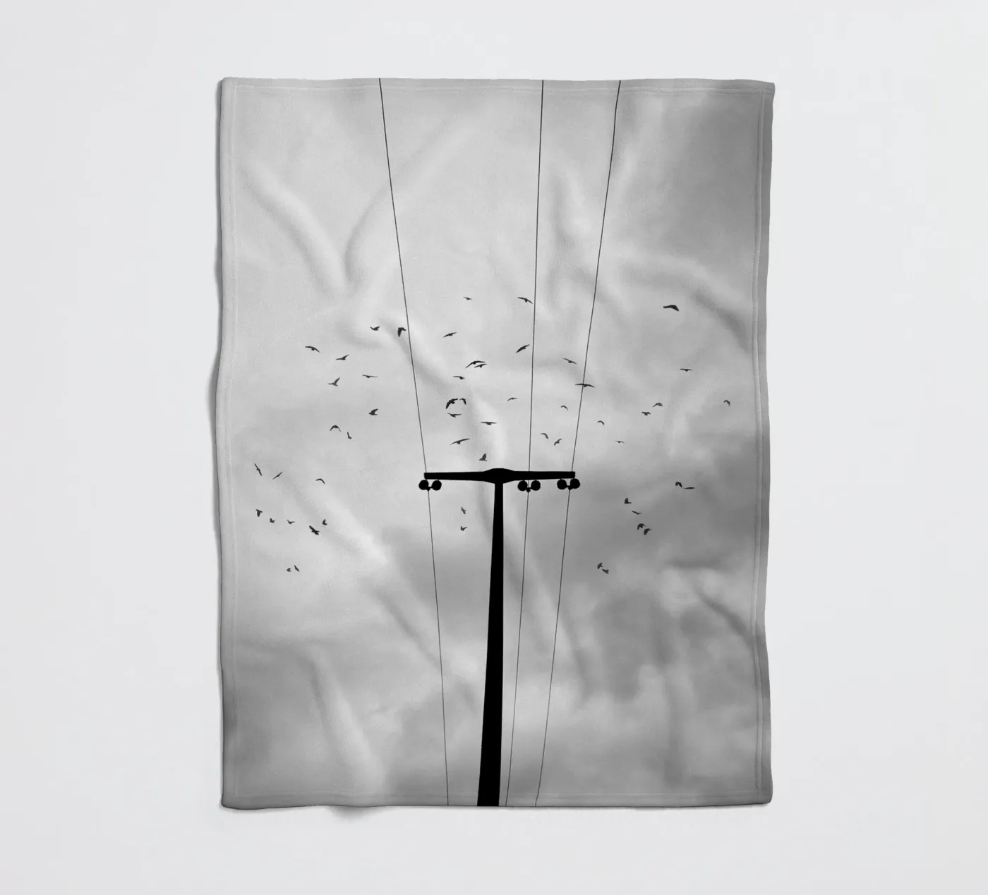 Birds Fleecedecke von Amy & Kurt