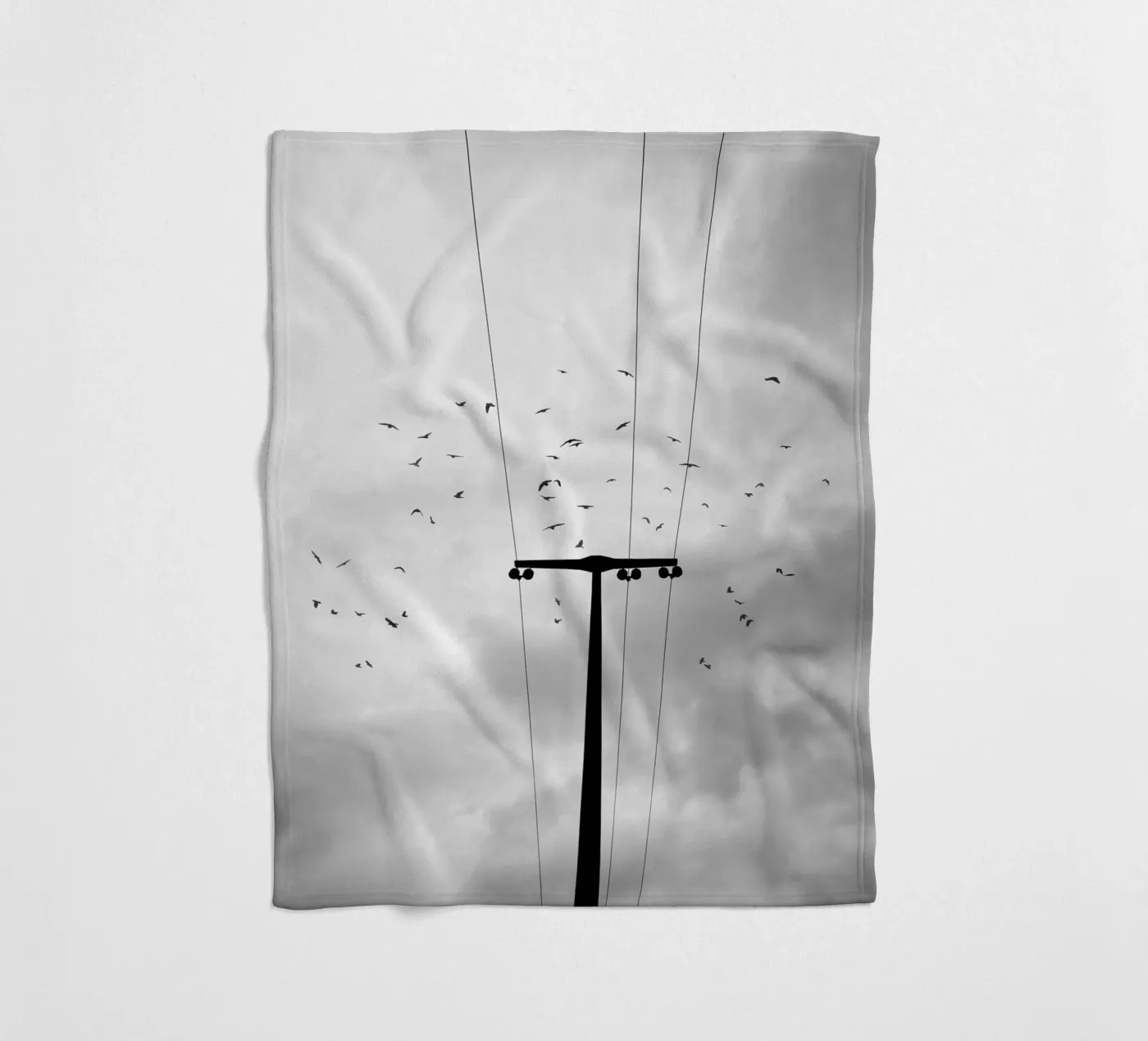 Birds Fleecedecke von Amy & Kurt