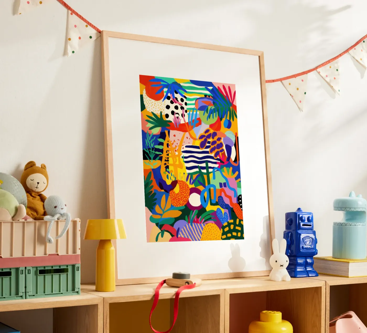Explosive Abstract Symphony poster by Bare Art