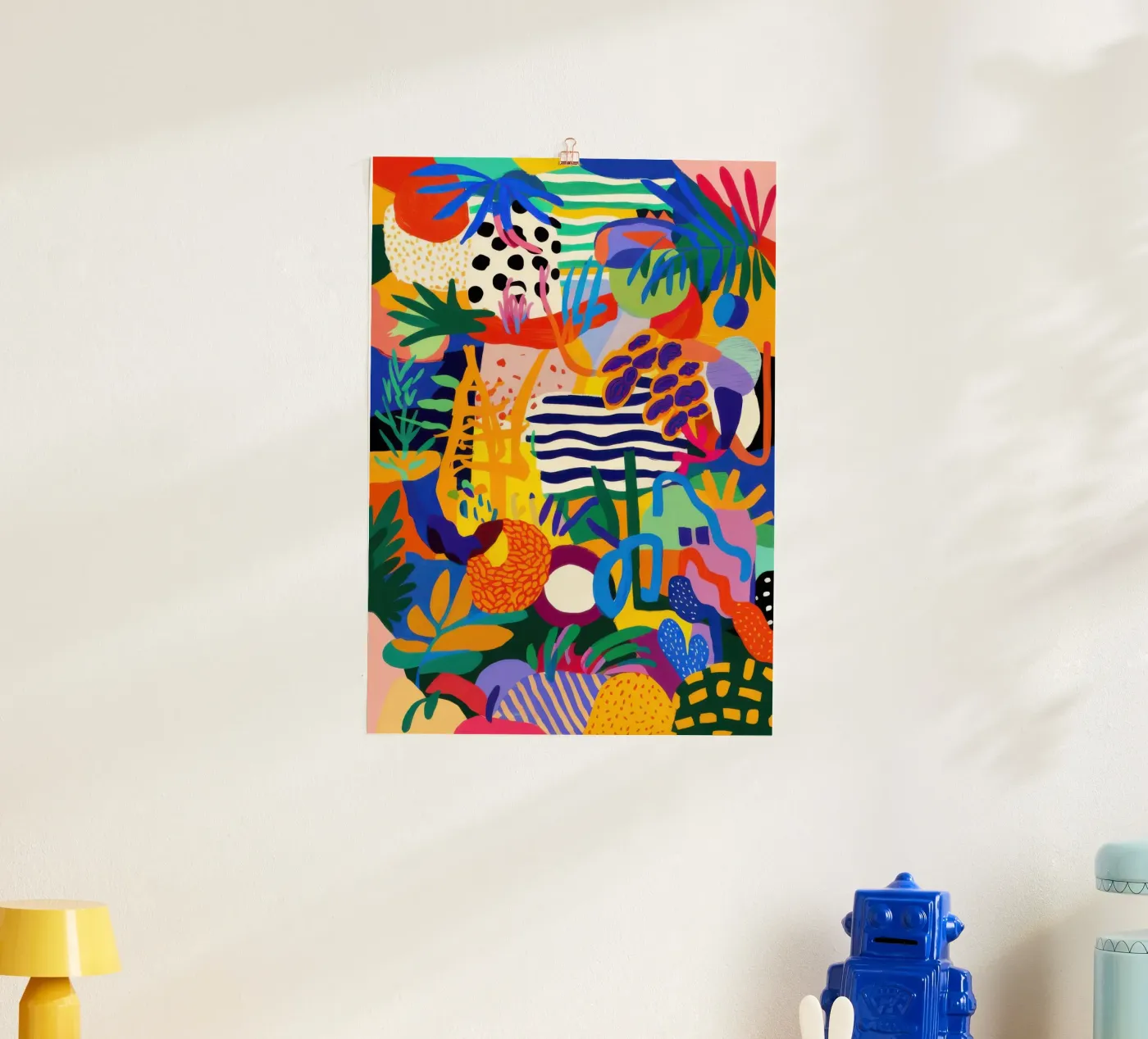 Explosive Abstract Symphony poster by Bare Art
