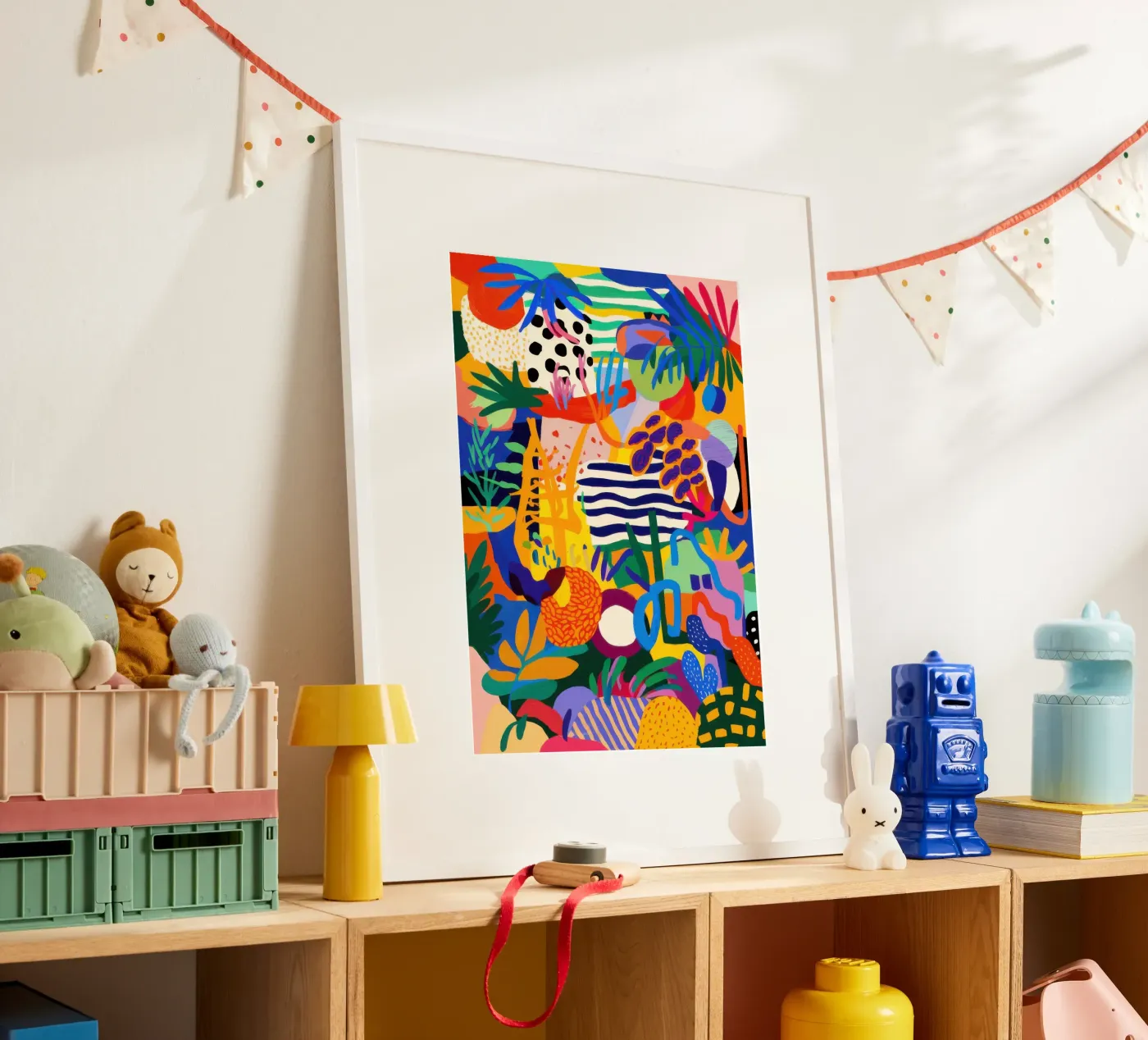 Explosive Abstract Symphony poster by Bare Art