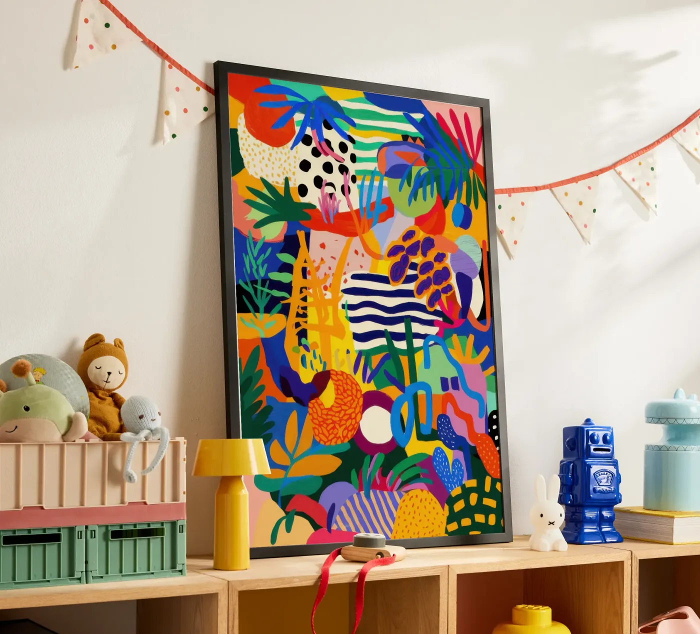 Explosive Abstract Symphony poster by Bare Art