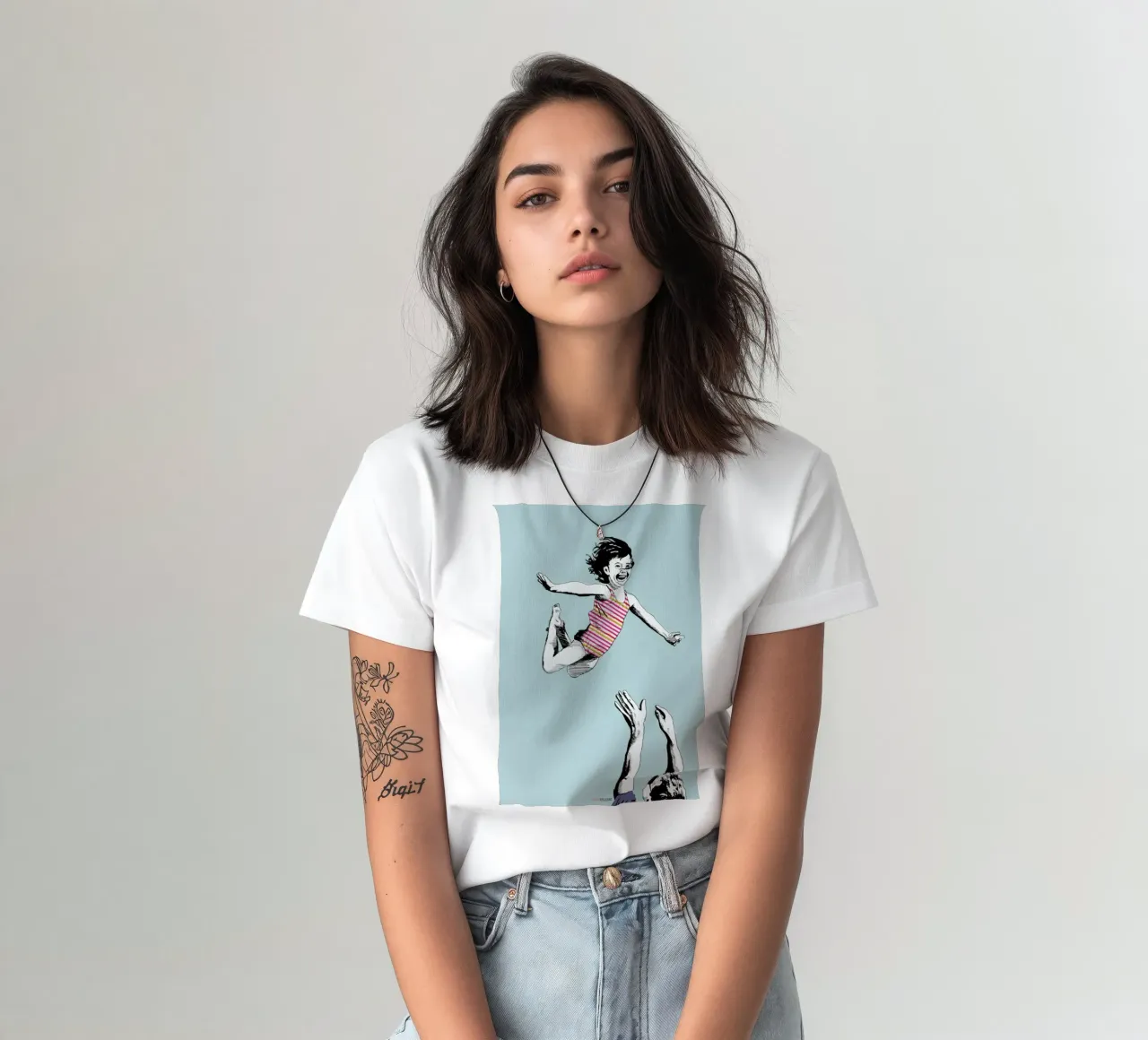 Jump For Joy t-shirt da La Belette Rose