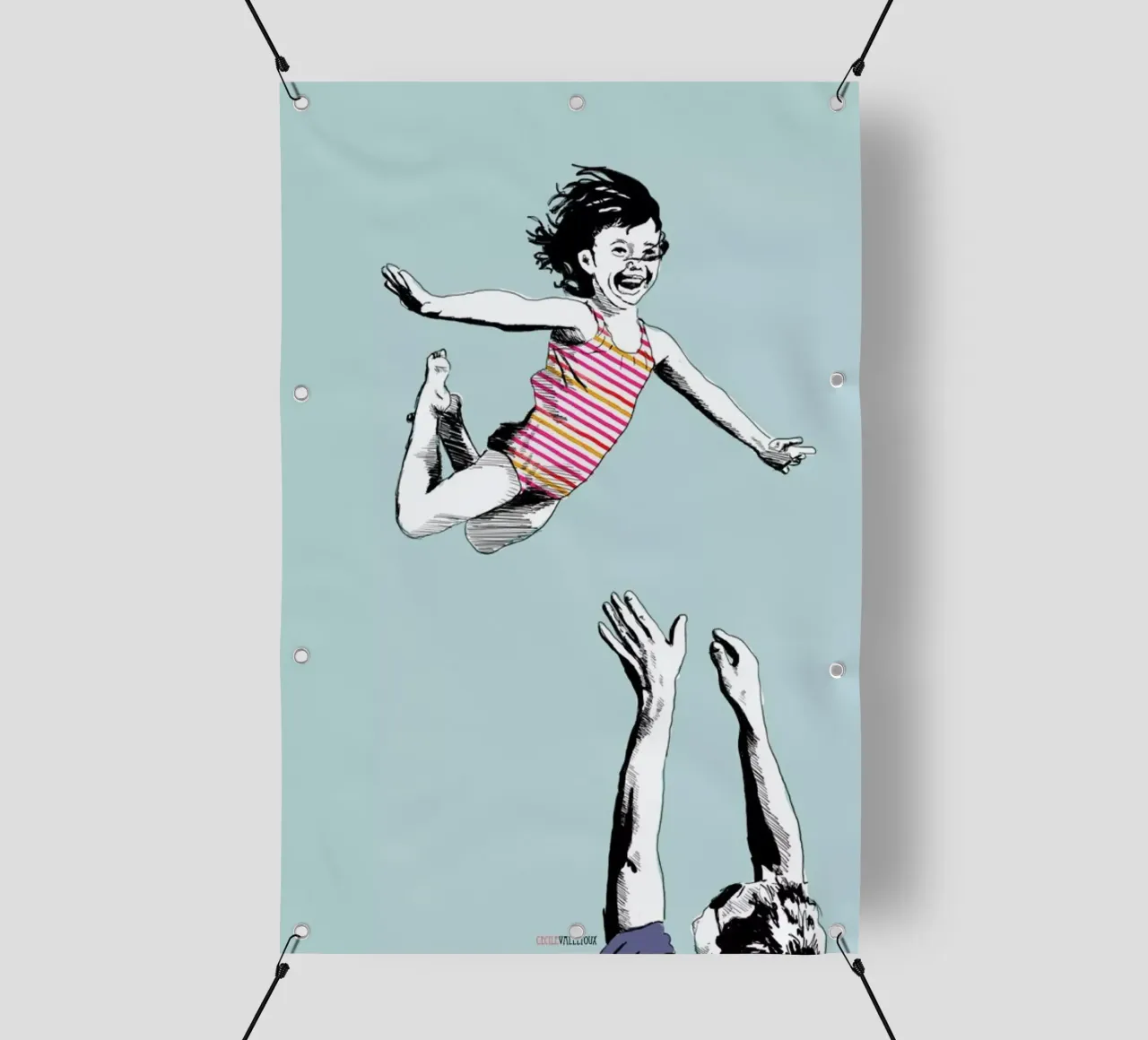 Jump For Joy telo in pvc da La Belette Rose