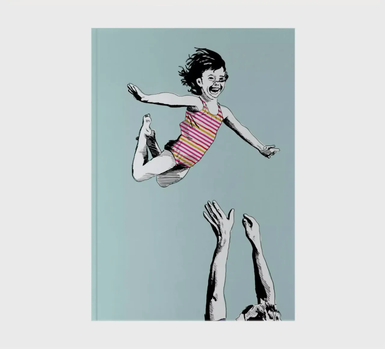 Jump For Joy notebook by La Belette Rose