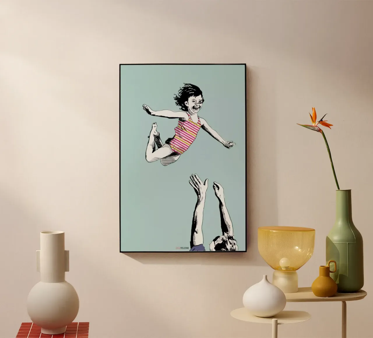 Jump For Joy plexiglass da La Belette Rose