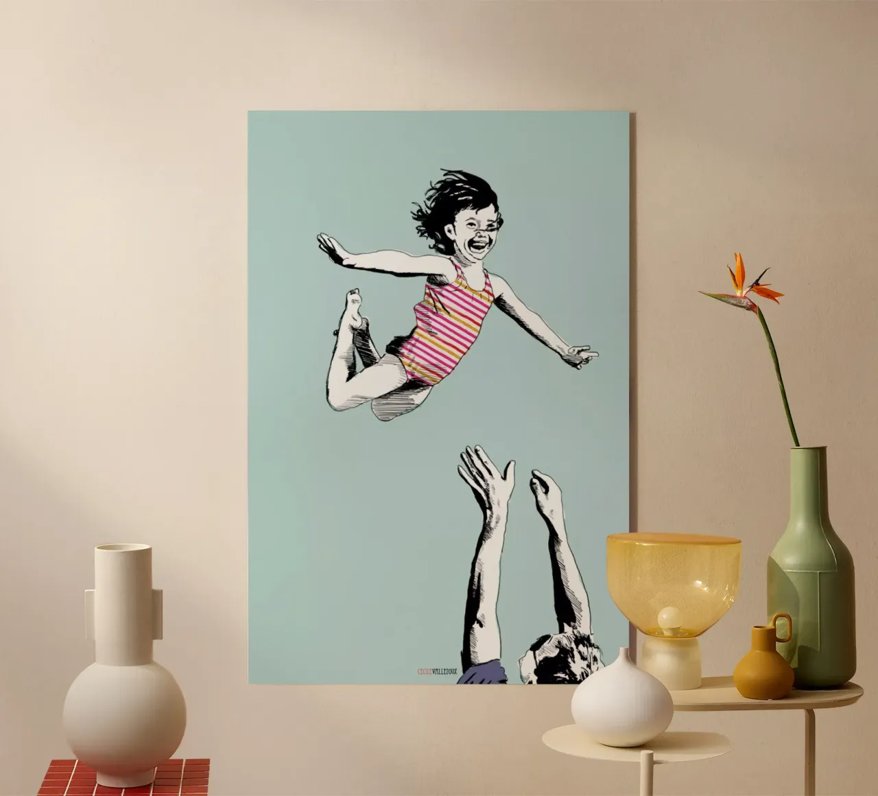 Jump For Joy plexiglass da La Belette Rose