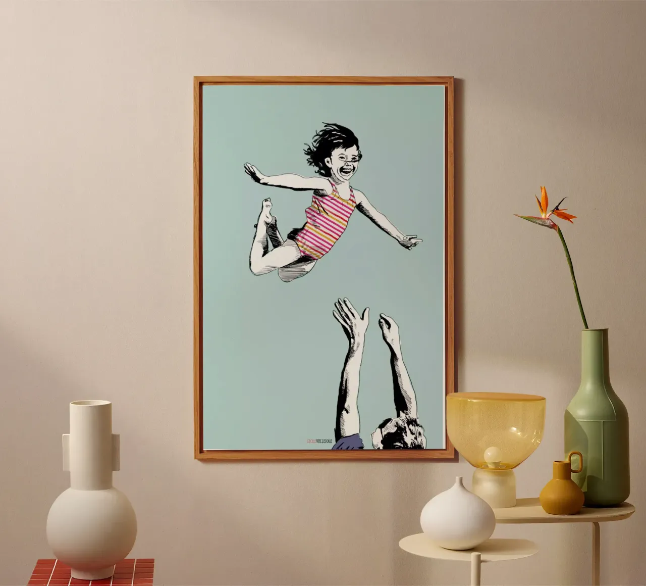 Jump For Joy alluminio dibond da La Belette Rose