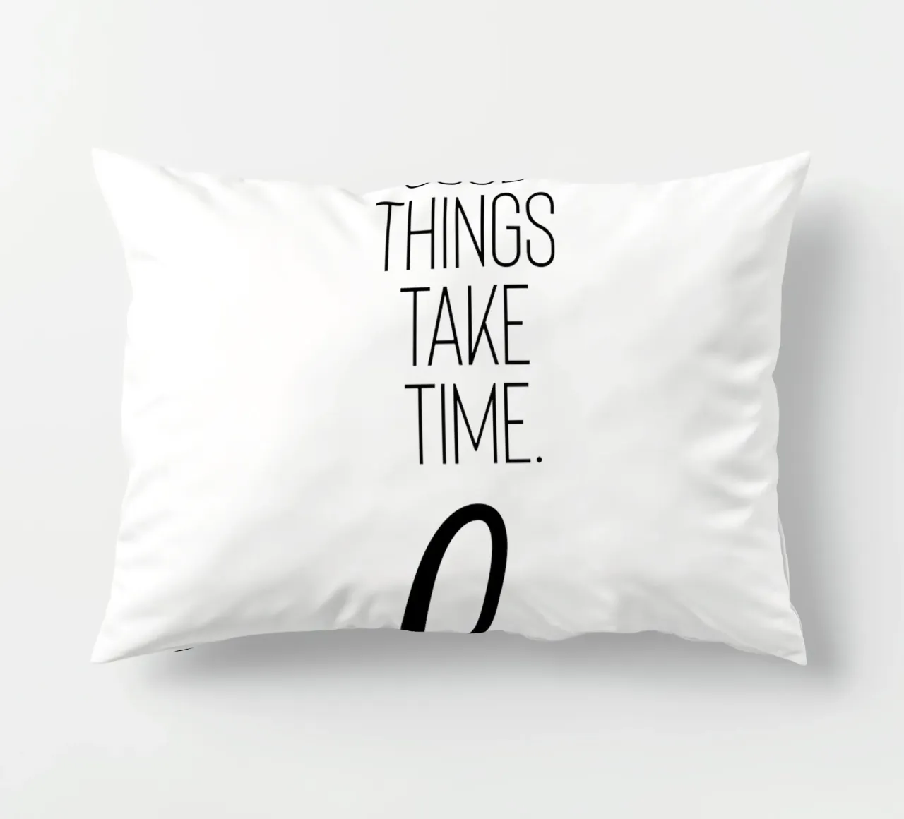NO RUSH. GOOD THINGS TAKE TIME. RELAX. cuscino da Melanie Viola