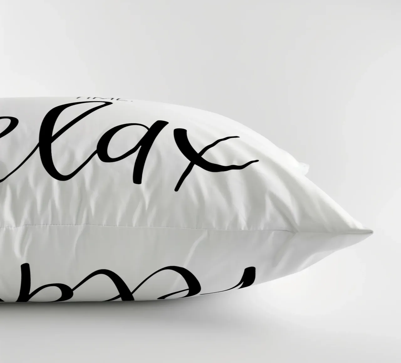 NO RUSH. GOOD THINGS TAKE TIME. RELAX. cuscino da Melanie Viola