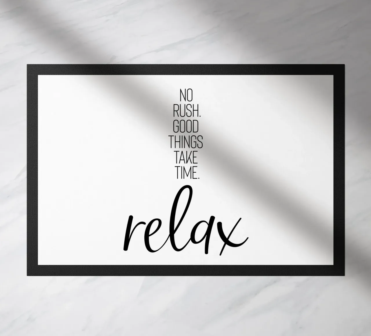 NO RUSH. GOOD THINGS TAKE TIME. RELAX. zerbino da Melanie Viola
