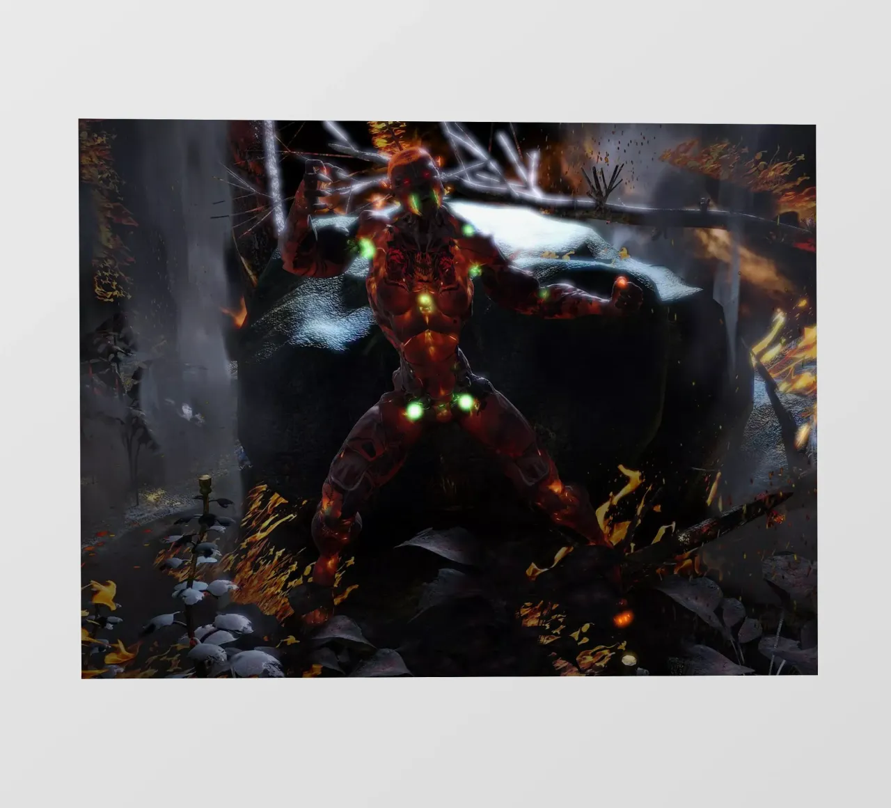 Rosalie - Cyber Lycan Meta Howler telo in pvc da the-witcher