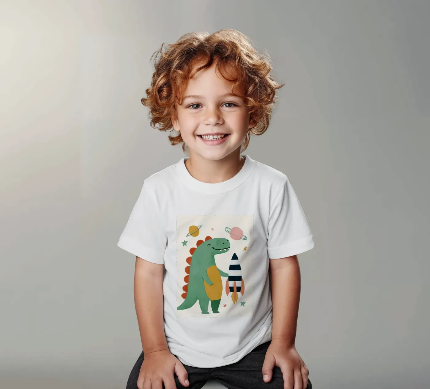 Space Dino t-shirt bambini da Lilo