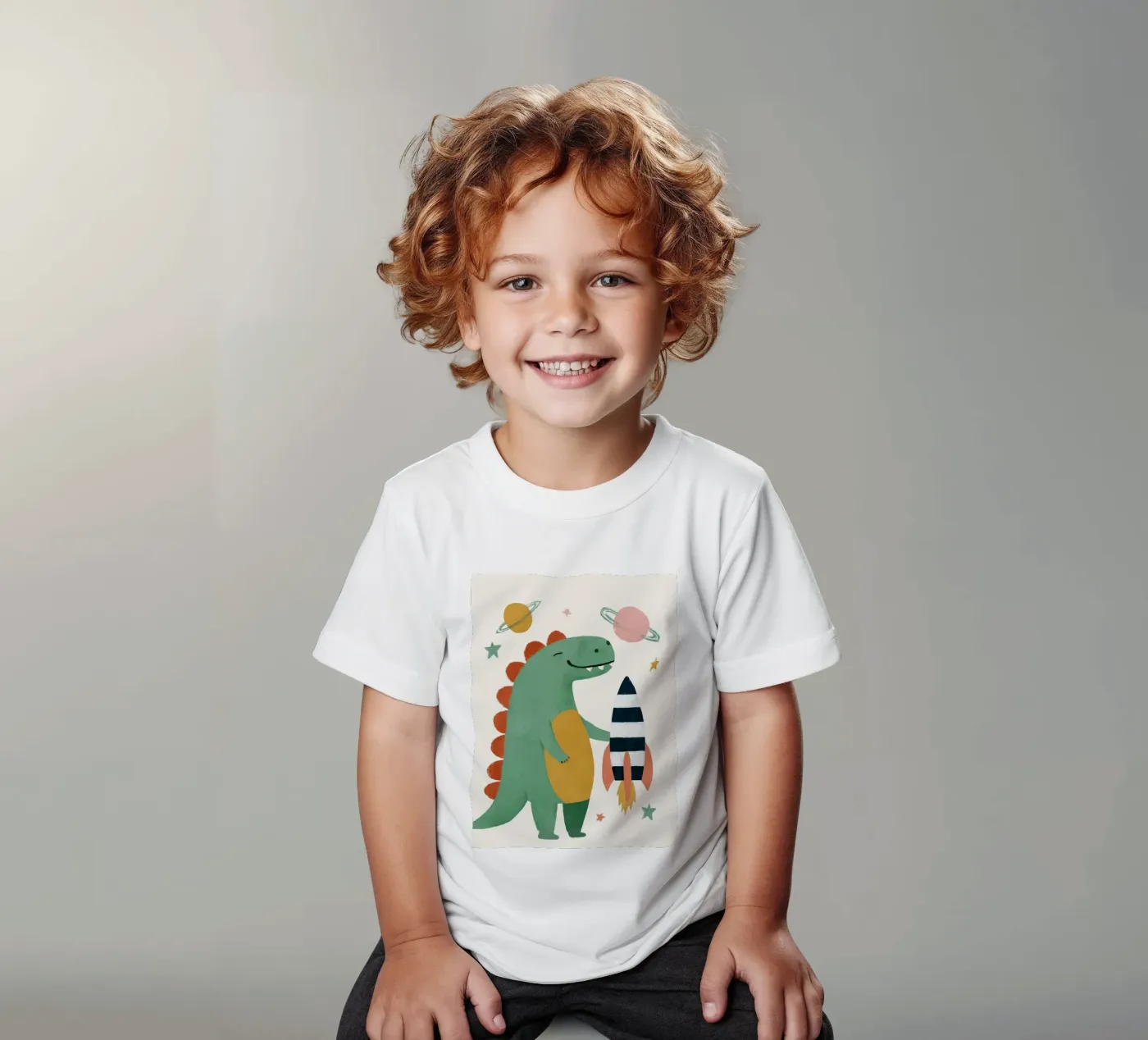 Space Dino t-shirt bambini da Lilo