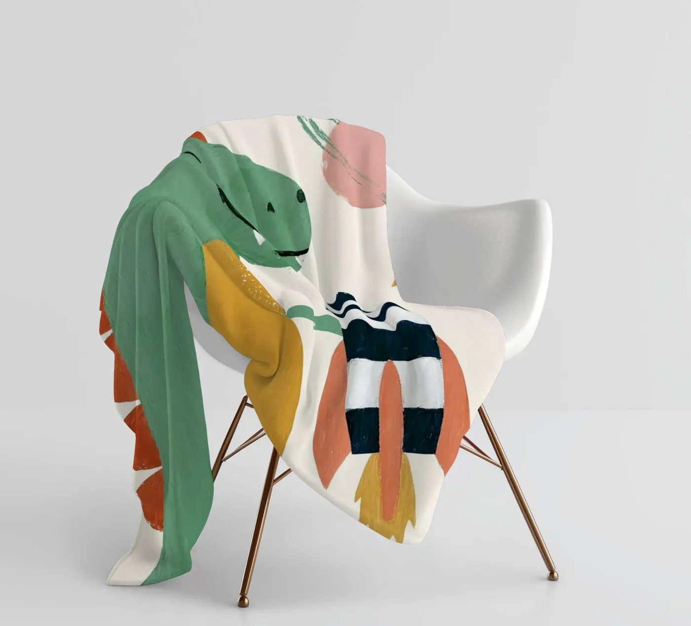 Space Dino Fleecedecke von Lilo