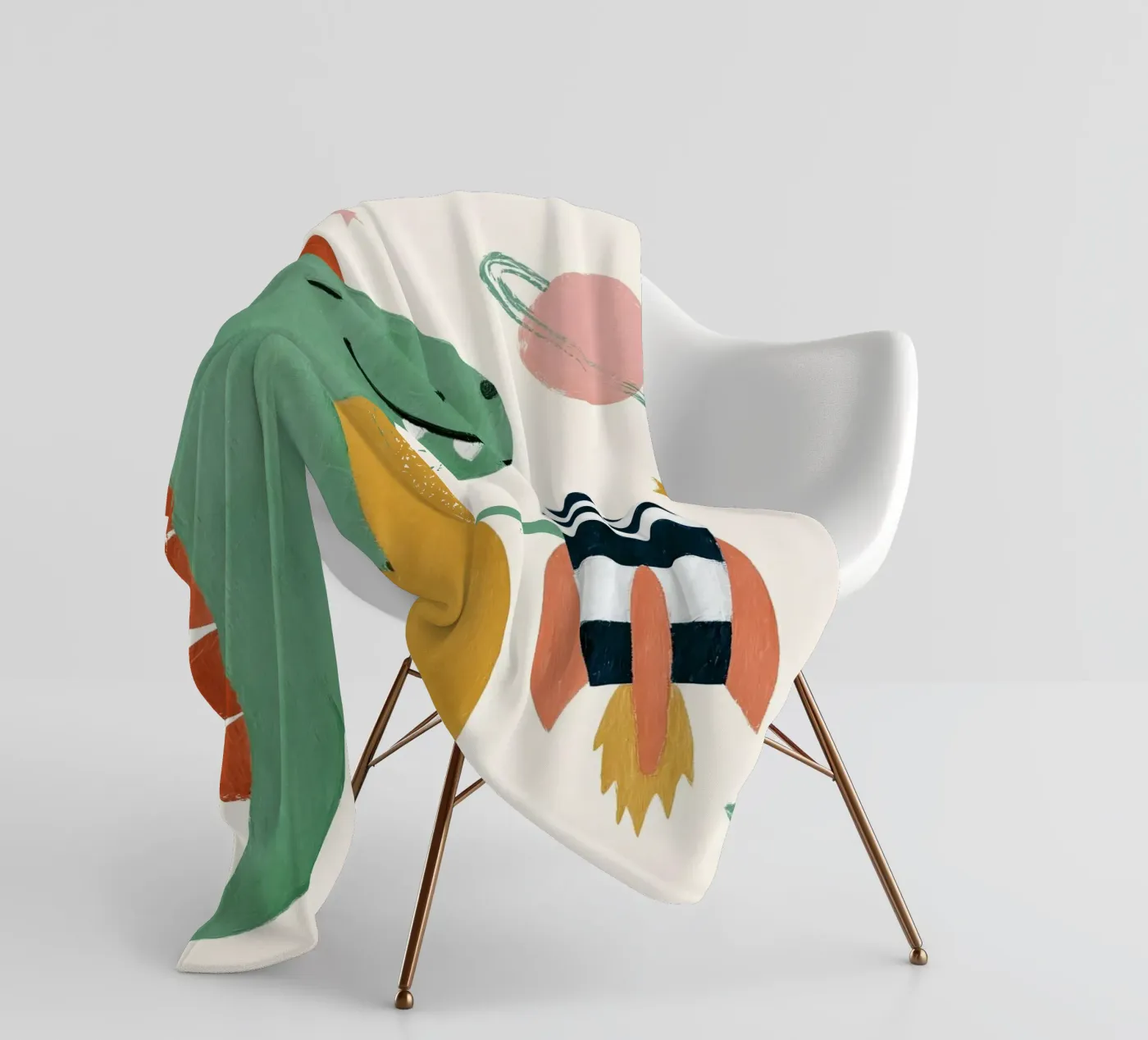 Space Dino Fleecedecke von Lilo