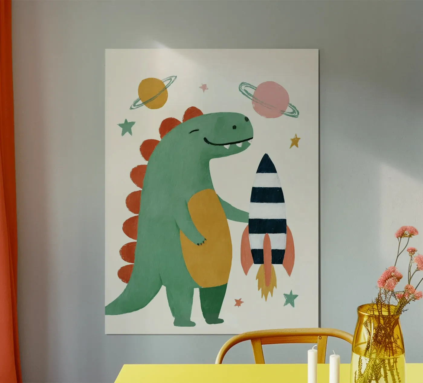 Space Dino poster van Lilo