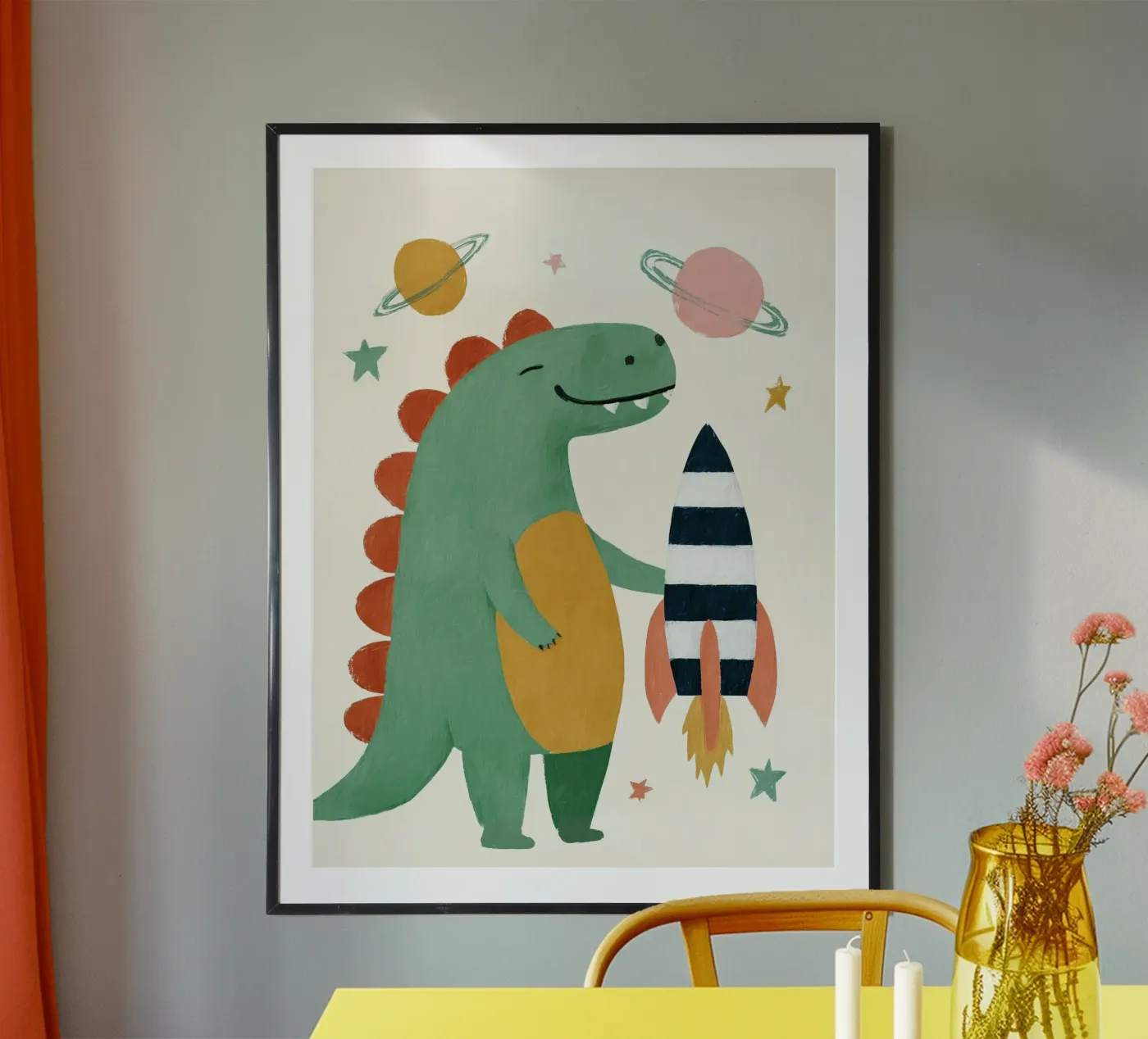 Space Dino poster van Lilo