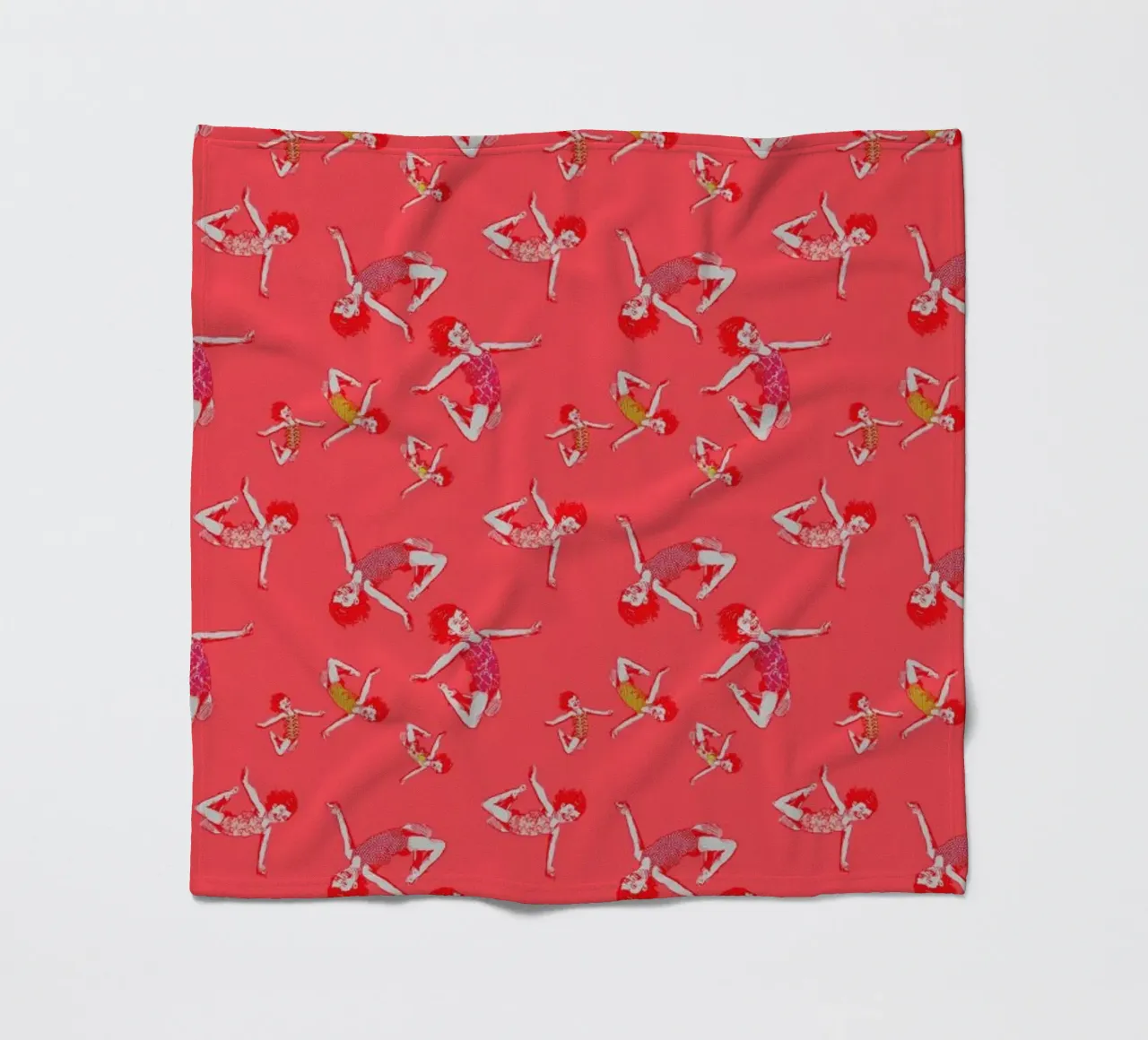 Jump For Joy - Pattern fleece blanket by La Belette Rose