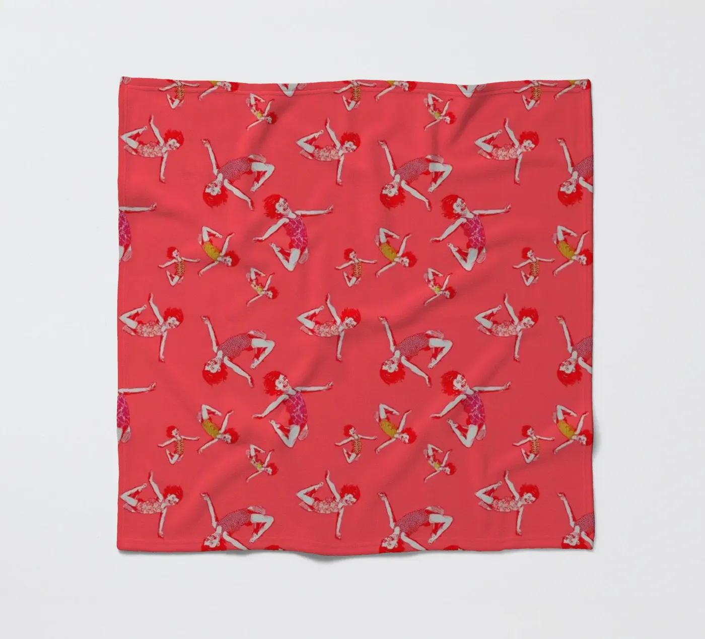 Jump For Joy - Pattern fleece blanket by La Belette Rose