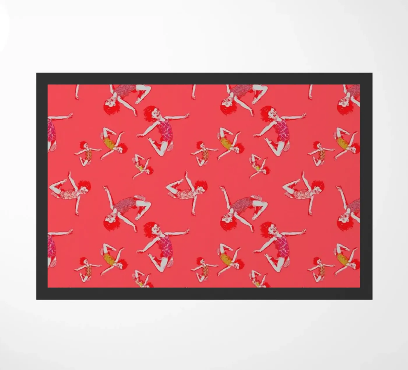 Jump For Joy - Pattern doormat by La Belette Rose