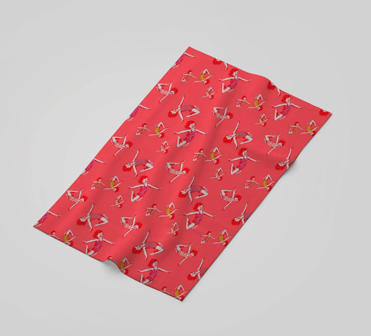 Jump For Joy - Pattern beach towel by La Belette Rose