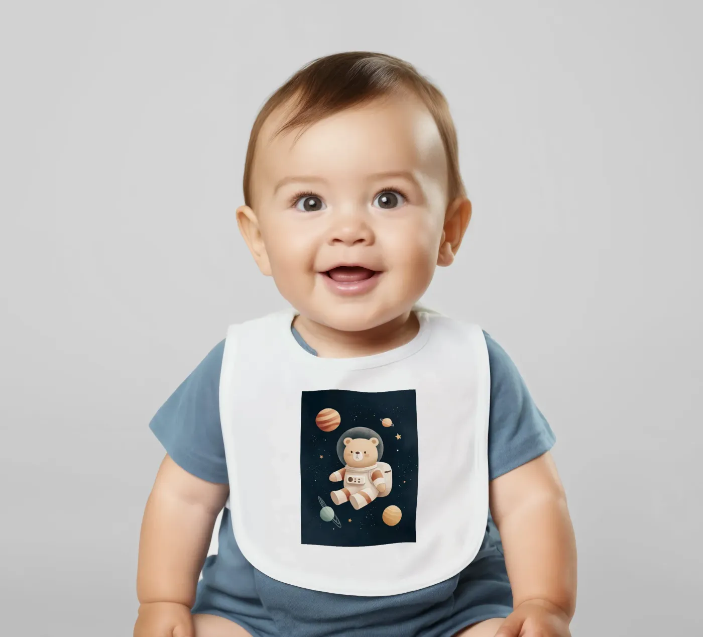 Space Bear Babylätzchen von Lilo