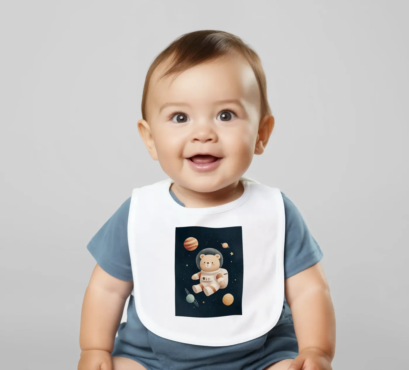 Space Bear Babylätzchen von Lilo