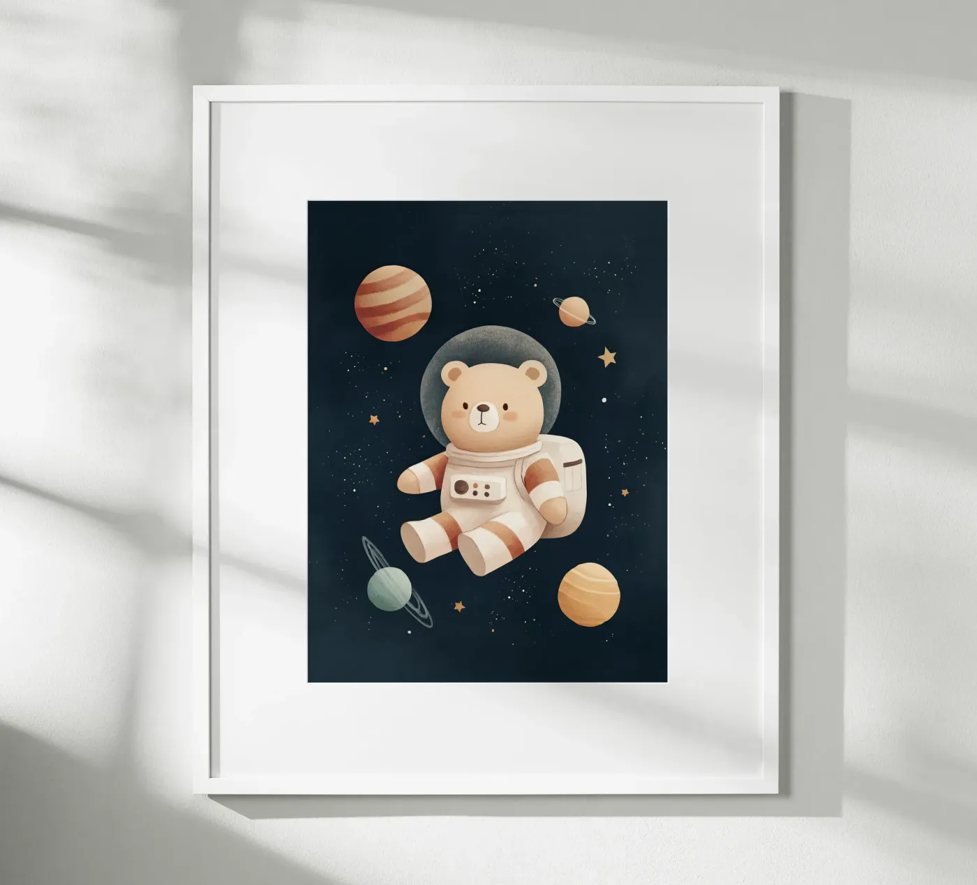 Space Bear poster van Lilo