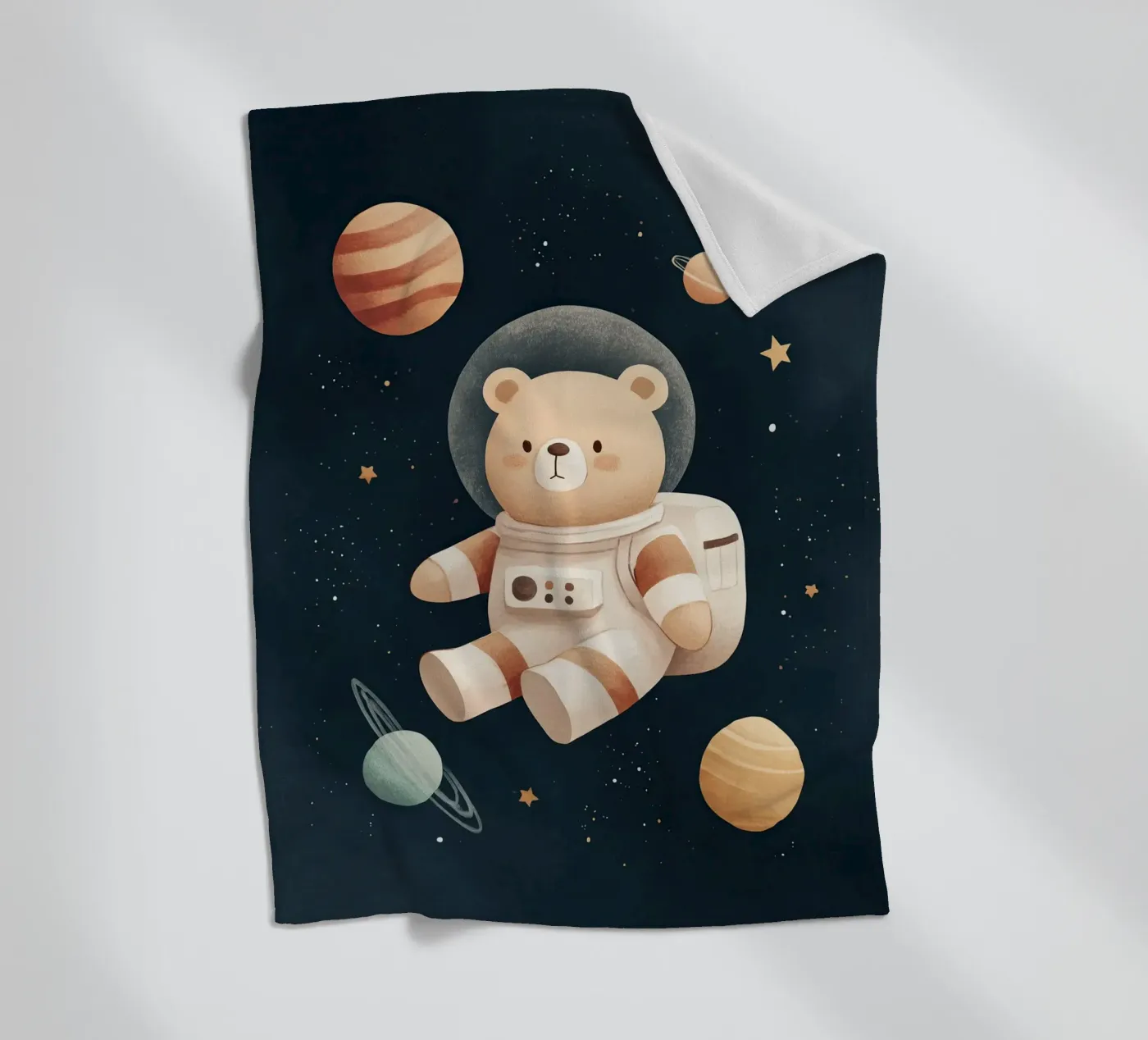 Space Bear Fleecedecke von Lilo