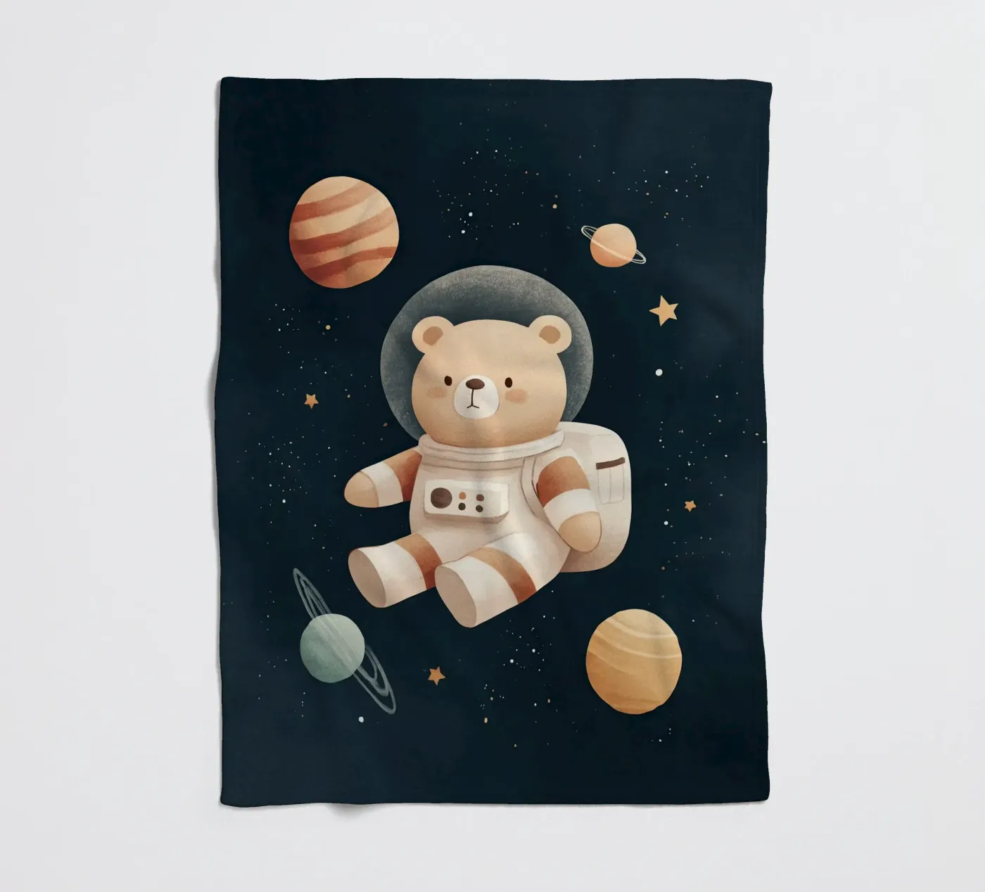 Space Bear Fleecedecke von Lilo
