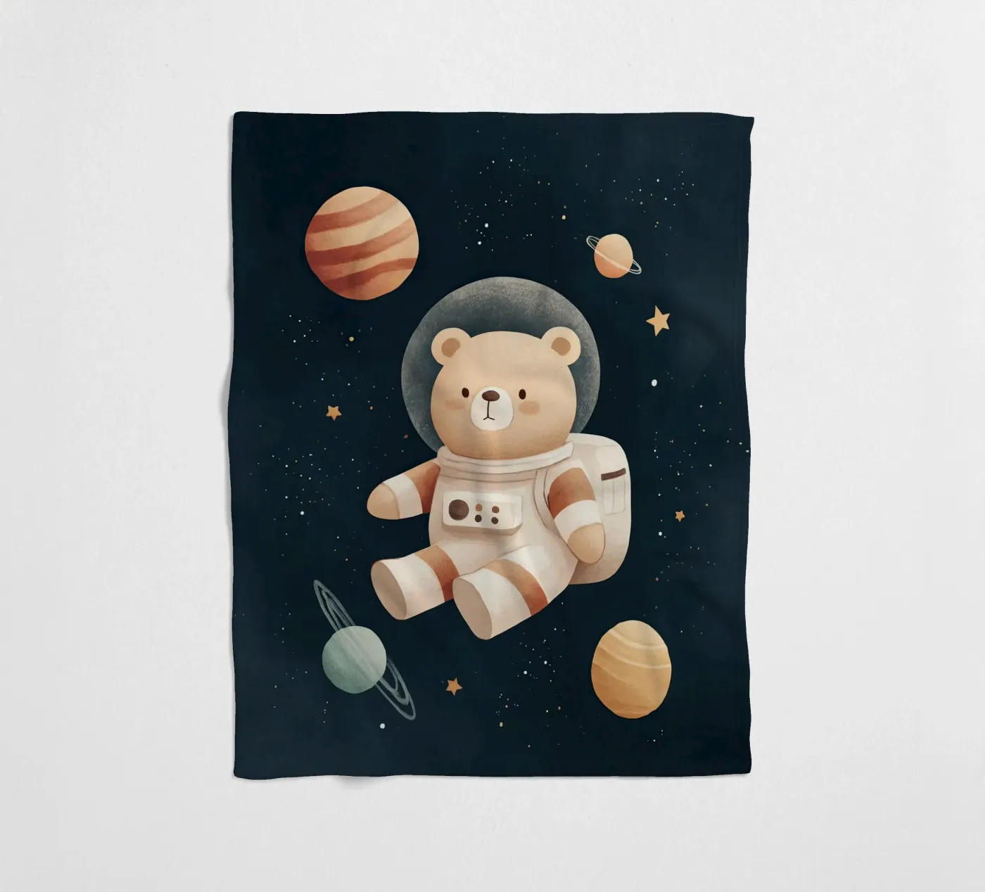 Space Bear Fleecedecke von Lilo