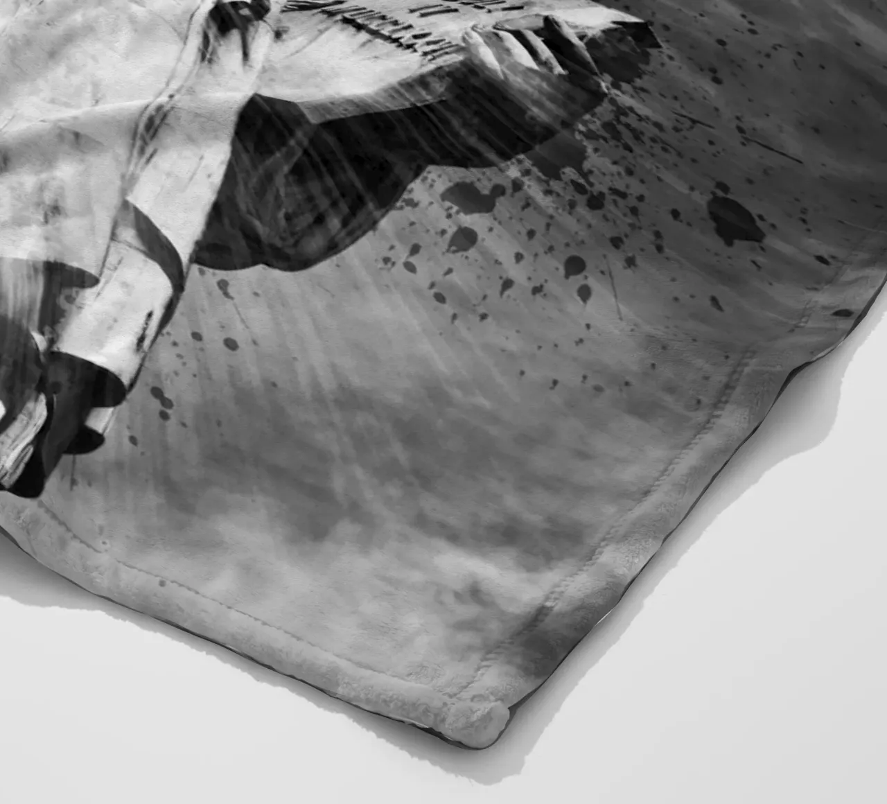 Arte monocromatica STATUA DELLA LIBERTÀ coperta in pile da Melanie Viola