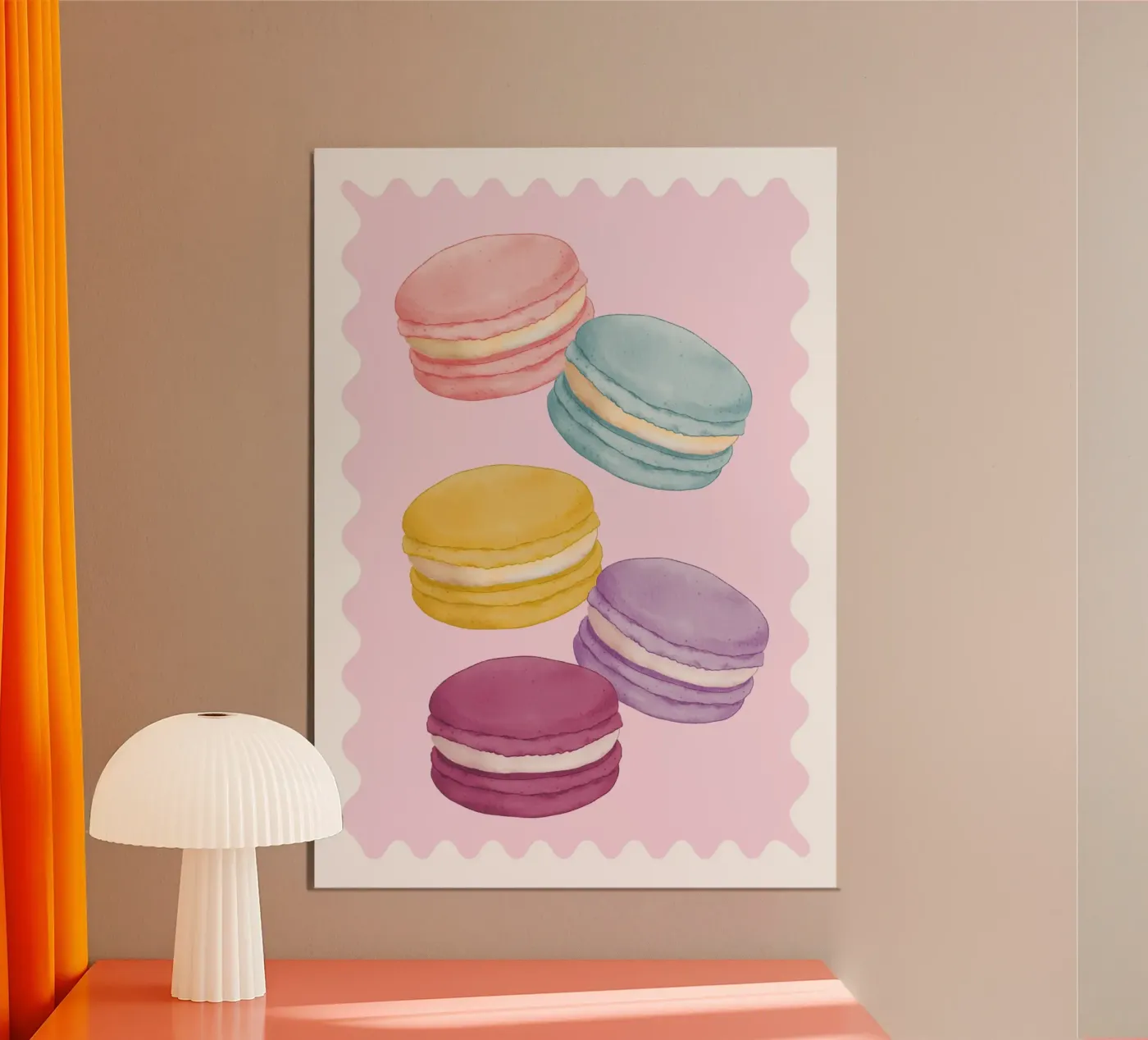 Macarons alluminio dibond da Funkydays