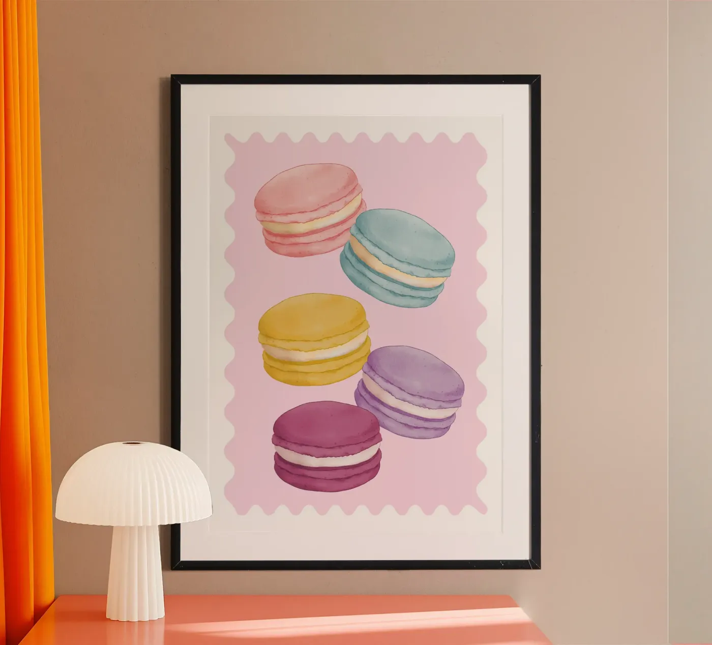 Macarons Poster von Funkydays