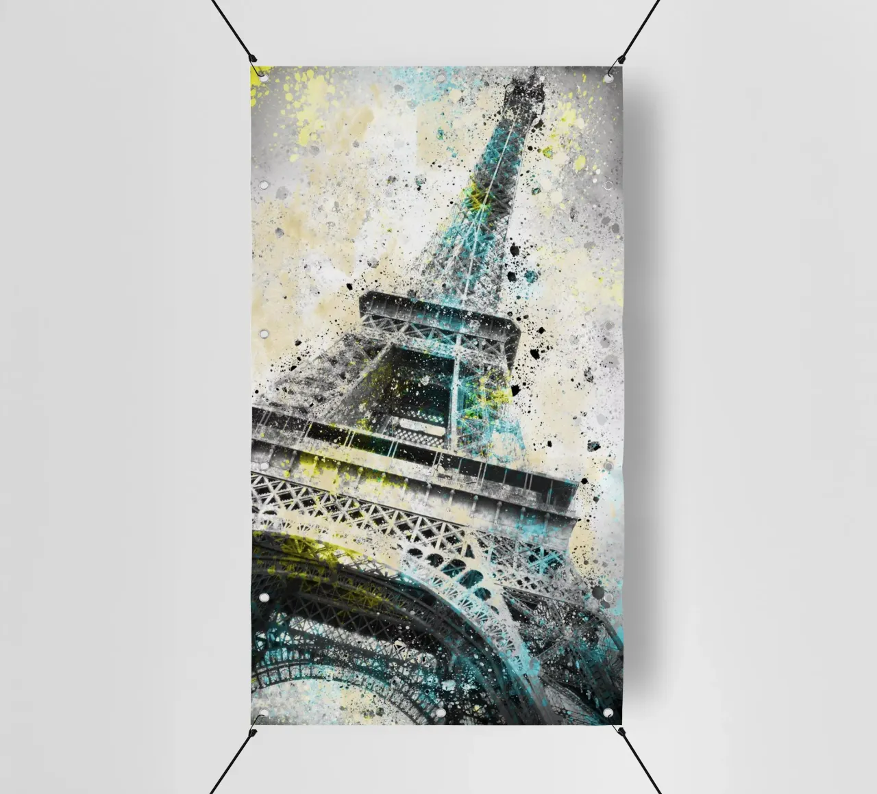 City Art PARIS Torre Eiffel IV telo in pvc da Melanie Viola