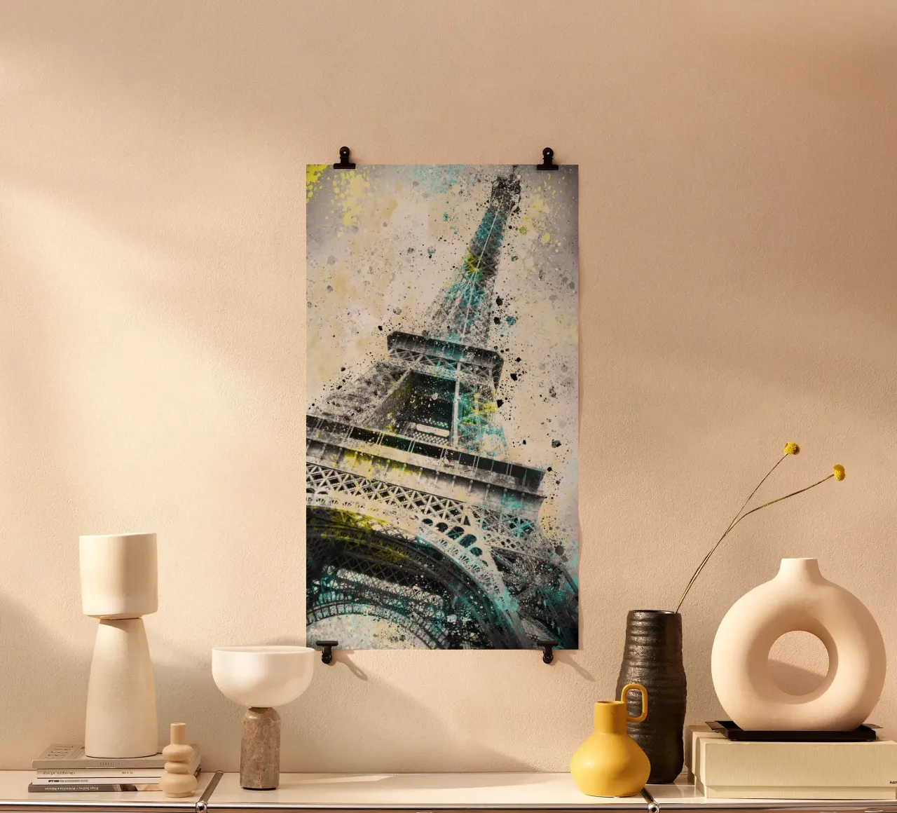 City Art PARIS Torre Eiffel IV carta hahnemühle da Melanie Viola
