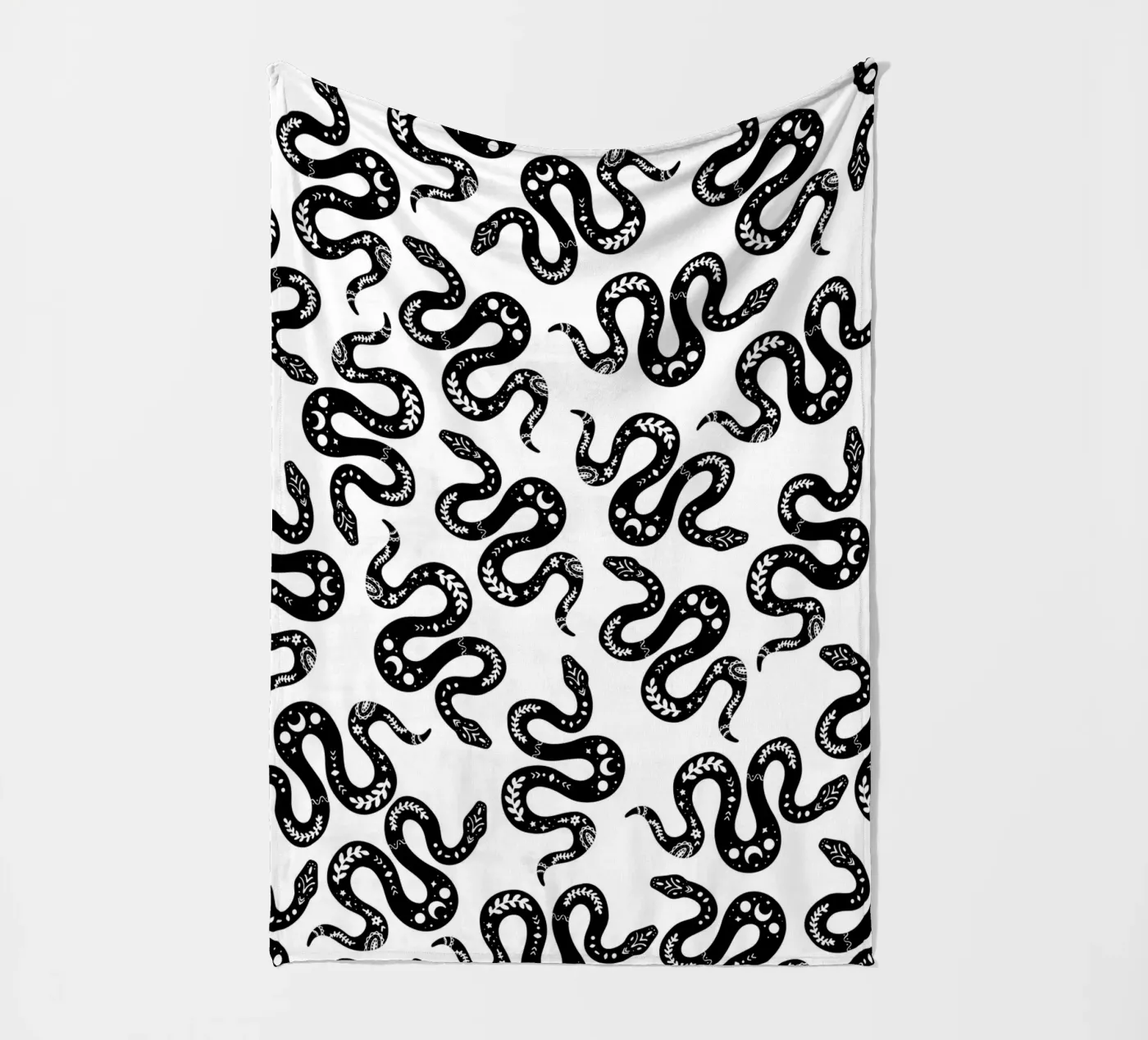 Snakes Fleecedecke von Happypatterns