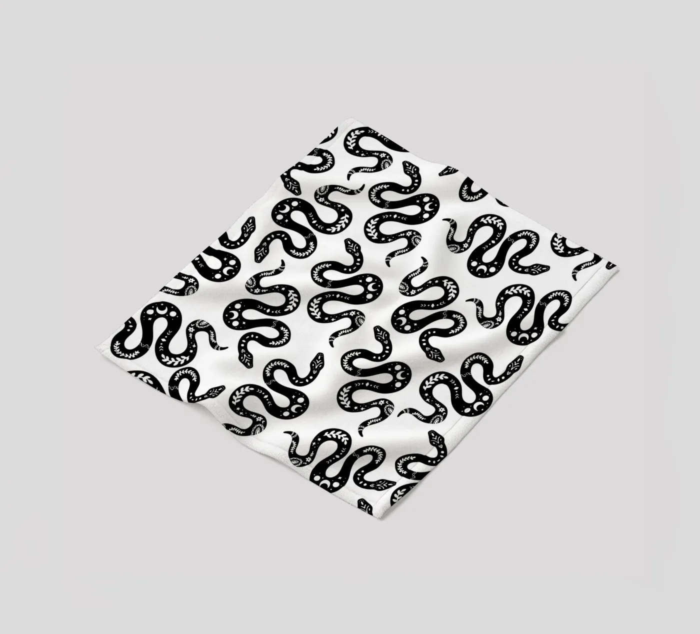 Snakes Fleecedecke von Happypatterns