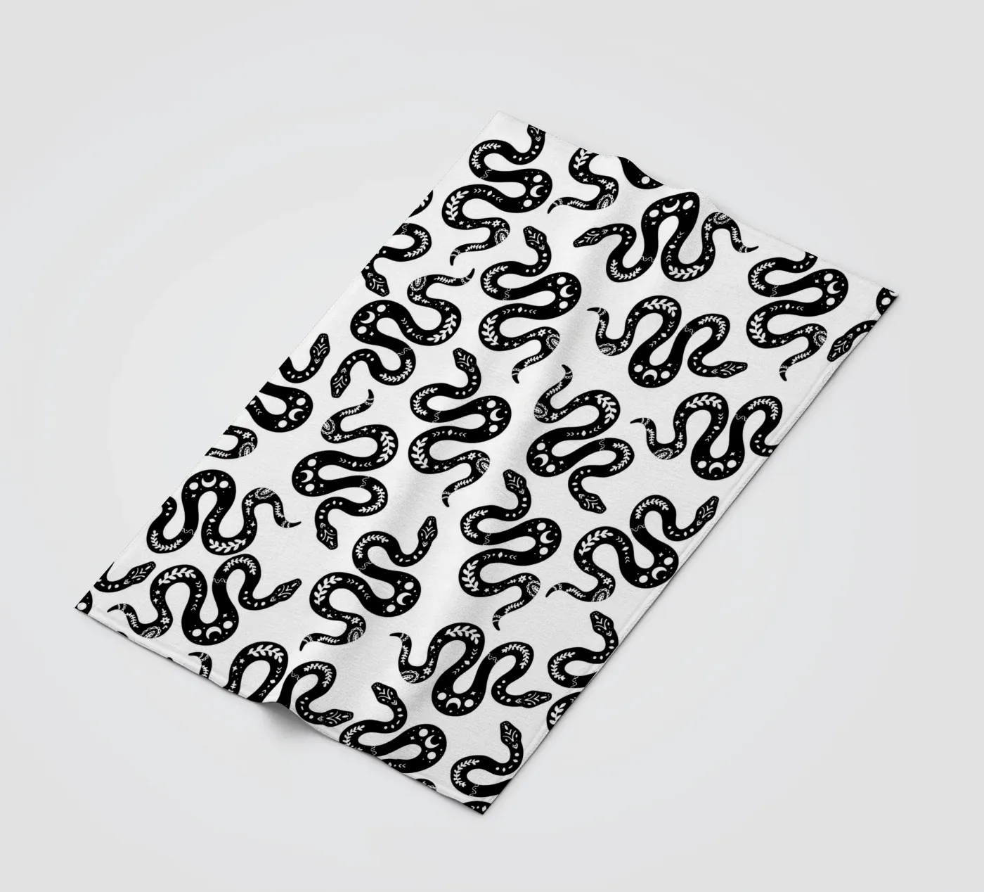 Snakes Fleecedecke von Happypatterns
