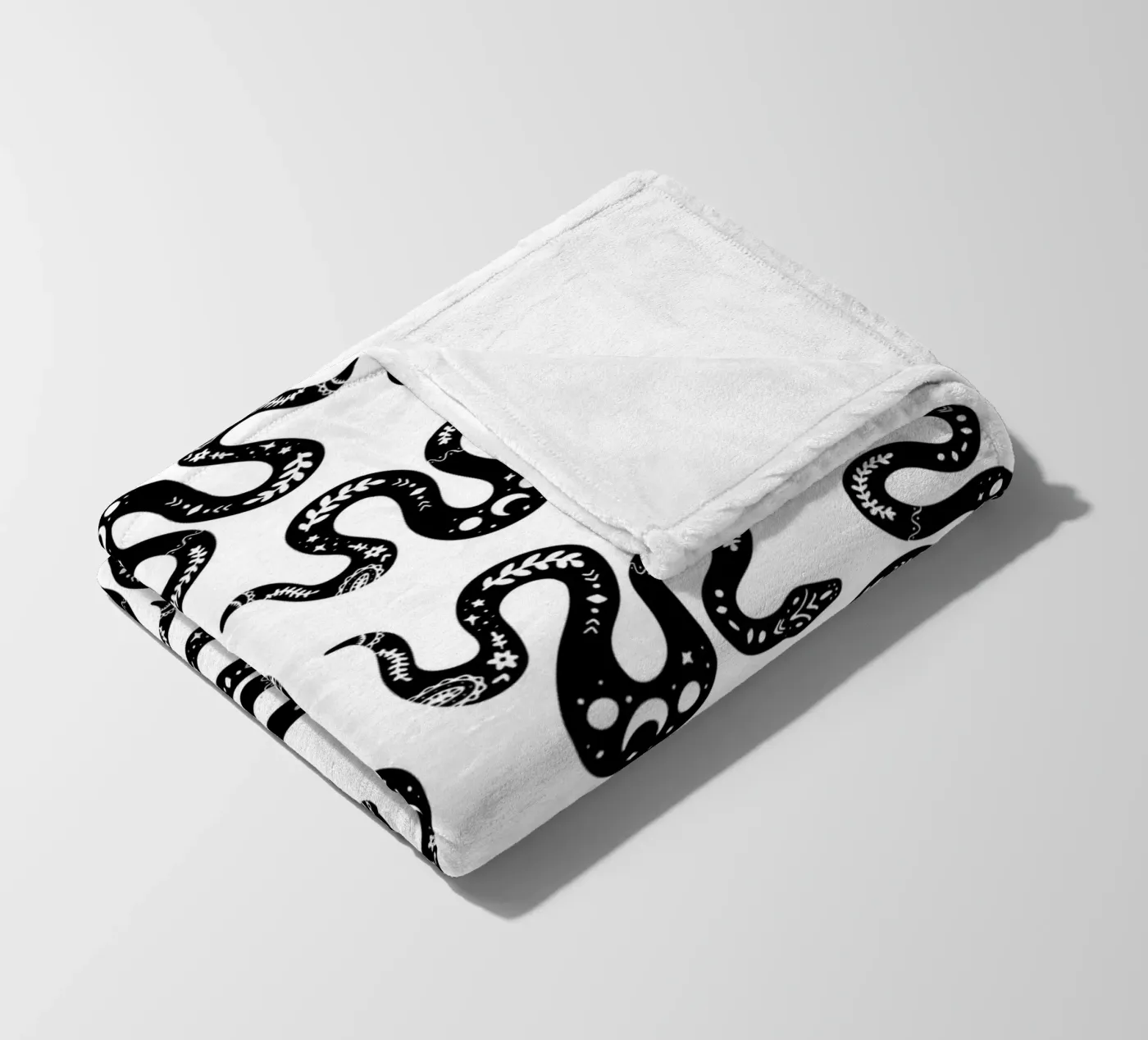 Snakes Fleecedecke von Happypatterns
