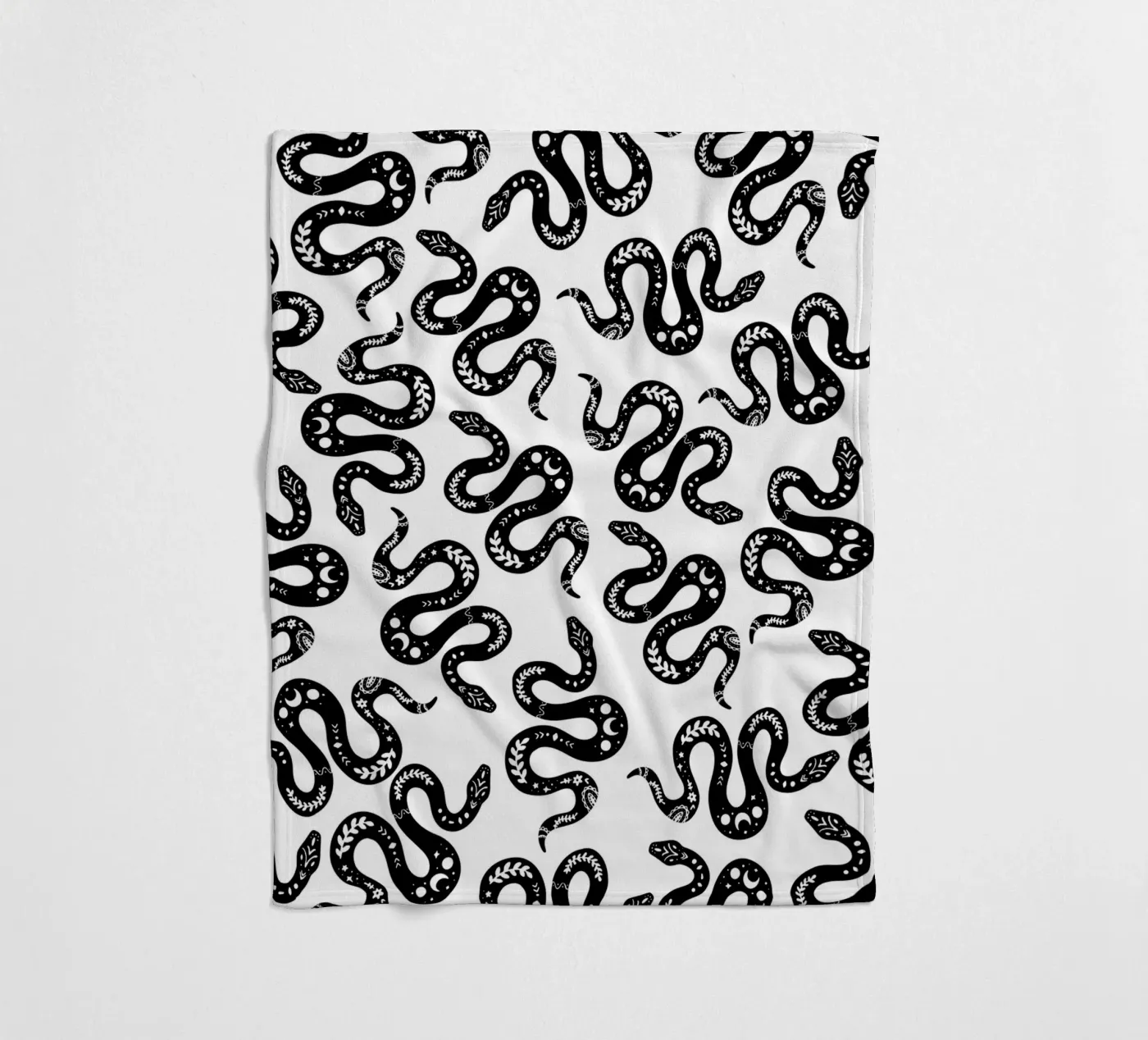 Snakes Fleecedecke von Happypatterns