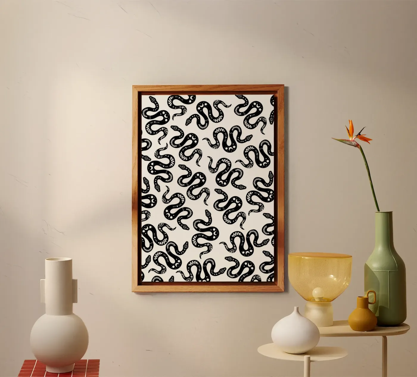 Snakes forex plate by Happypatterns