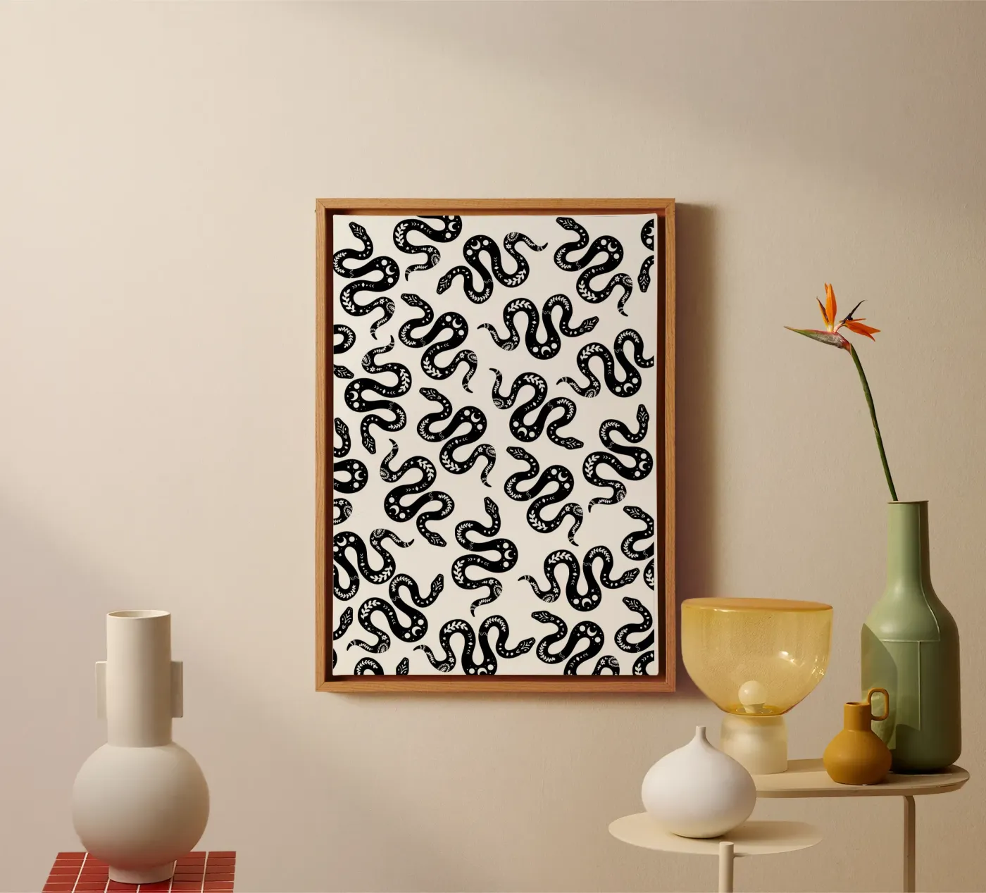 Snakes tela da Happypatterns