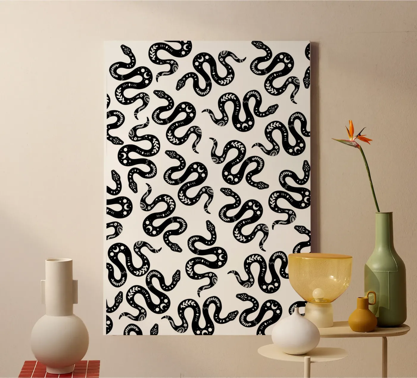 Snakes tela da Happypatterns