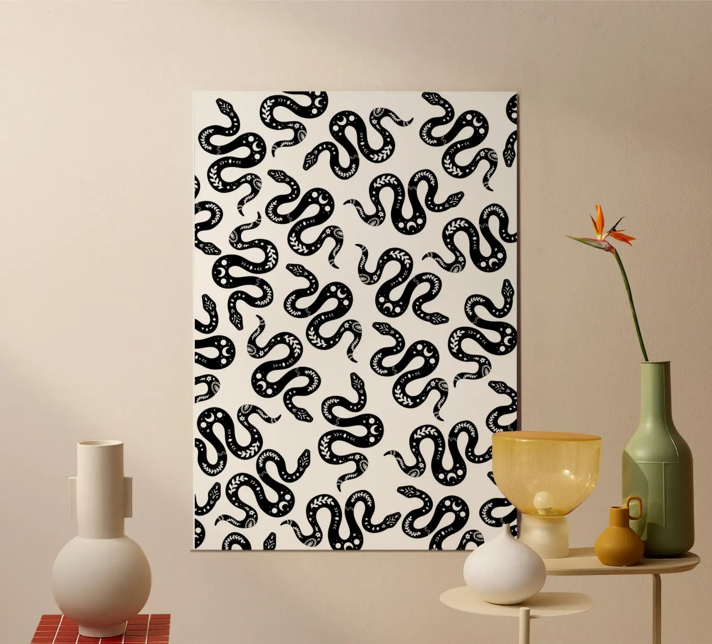 Snakes Poster von Happypatterns