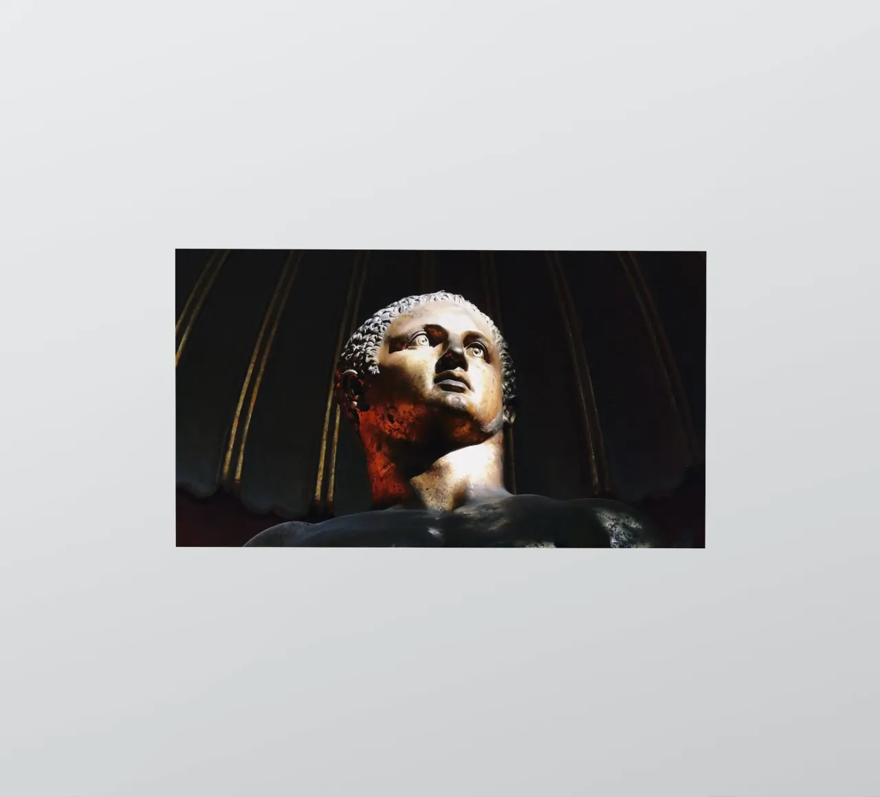 Statua di Ercole in Vaticano - Scultura d'arte classica adesivo da Ben & Clo creations
