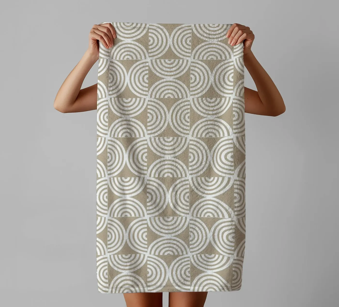 Bauhaus pattern towel by Happypatterns