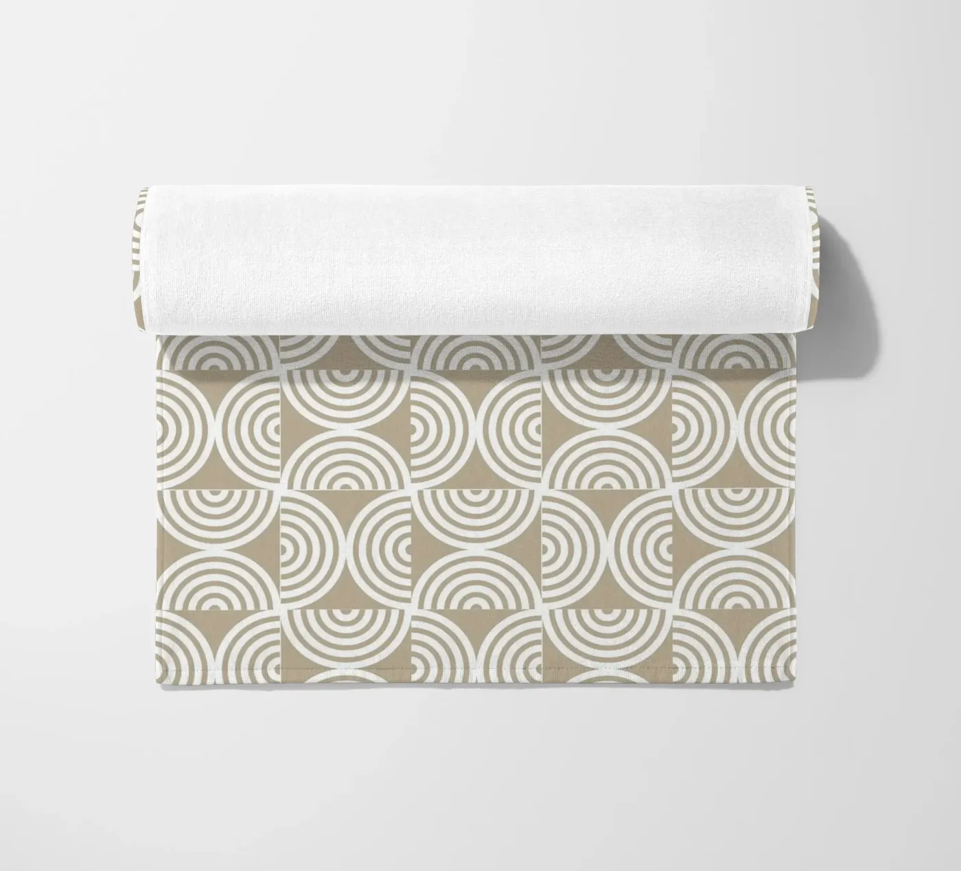 Bauhaus pattern beach towel by Happypatterns